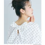 〈26ss新色登場〉パリフワバックリボンブラウス | coca | 詳細画像15 