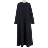 エンボス長袖Aラインワンピース | coca | 詳細画像4 