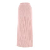 ［Pink］ | 〈26ss新色登場〉細見え！セルフカットできるリブロングIラインスカート | coca