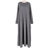 エンボス長袖Aラインワンピース | coca | 詳細画像2 