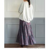 エスニック花柄ティアードスカート | coca | 詳細画像7 
