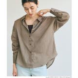 ［Dk.beige］ | ガーゼシャツ | coca