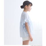親子お揃いガーゼ袖フリルブラウス キッズ | coca | 詳細画像3