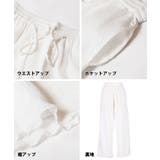 コットンクレープイージーワイドパンツ レディース | coca | 詳細画像22