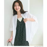 ［White］ | コットンボイルポンチョシャツ | coca