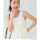 ギャザーキャミワンピース レディース | coca | 詳細画像18