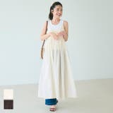 ギャザーキャミワンピース レディース | coca | 詳細画像1