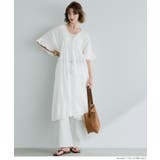 ［White］ | Vネックレースワンピース レディース | coca