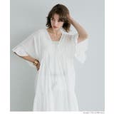 Vネックレースワンピース レディース | coca | 詳細画像9