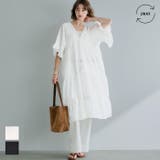 Vネックレースワンピース レディース | coca | 詳細画像1