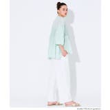 ふんわり透け感 袖ボリュームティアードブラウス ４色展開 | coca | 詳細画像12 