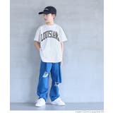 親子お揃いテールカットカレッジビッグTシャツ キッズ | coca | 詳細画像10 
