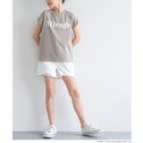親子お揃いフレンチスリーブロゴプリントTシャツ | coca | 詳細画像7