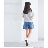 親子お揃いクロップド丈ロールアッププリントTシャツ キッズ | coca | 詳細画像13