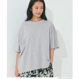 ［Gray］ | ラウンドヘムTシャツ レディース | coca
