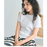 コットンスムースコンパクトTシャツ レディース | coca | 詳細画像21