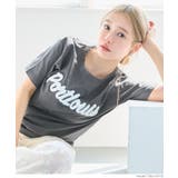 ［H］ | アソートデザインクルーネックTシャツ レディース | coca