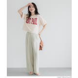 クロップド丈ロールアッププリントTシャツ レディース | coca | 詳細画像19