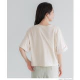 クロップド丈ロールアッププリントTシャツ レディース | coca | 詳細画像20