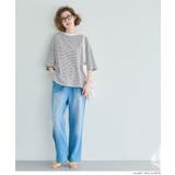 OE天竺5部袖ビッグTシャツ レディース | coca | 詳細画像13