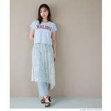 OE天竺コンパクトロゴプリントTシャツ レディース | coca | 詳細画像19 