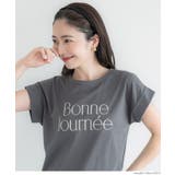 ［D］ | フレンチスリーブロゴTシャツ レディース | coca