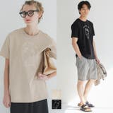 ベアプリントTシャツ メンズ レディース | coca | 詳細画像1 