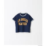 カレッジプリントリンガーTシャツ キッズ | coca | 詳細画像16
