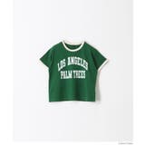 カレッジプリントリンガーTシャツ キッズ | coca | 詳細画像17
