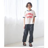 カレッジプリントリンガーTシャツ キッズ | coca | 詳細画像2