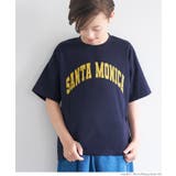 ［Navy］ | カレッジロゴTシャツ キッズ | coca