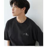 ［Black］ | ワンポイント刺繍Tシャツ メンズ レディース | coca