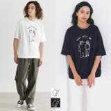 ベアプリントTシャツ メンズ レディース | coca | 詳細画像1
