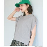 ［Gray］ | 袖タックTシャツ | coca