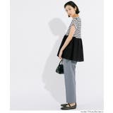 シンプルなのに、ちゃんと華やか。クルーネックドッキングギャザートップス | coca | 詳細画像18 