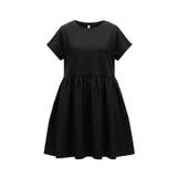 シンプルなのに、ちゃんと華やか。クルーネックドッキングギャザートップス | coca | 詳細画像4 