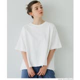 ［White］ | バックタックフレアTシャツ | coca