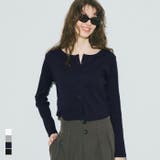 リブラウンドヘムカーディガン | coca | 詳細画像1