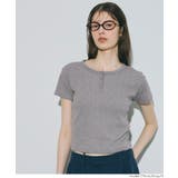 リブヘンリーネックTシャツ | coca | 詳細画像13 