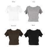 リブヘンリーネックTシャツ | coca | 詳細画像27 