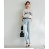 フレンチスリーブロゴプリントTシャツ | coca | 詳細画像18