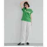 フレンチスリーブロゴプリントTシャツ | coca | 詳細画像20