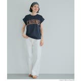 フレンチスリーブロゴプリントTシャツ | coca | 詳細画像22