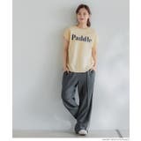 フレンチスリーブロゴプリントTシャツ | coca | 詳細画像25