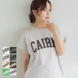 フレンチスリーブロゴプリントTシャツ | coca | 詳細画像1