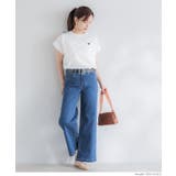フレンチスリーブロゴTシャツ レディース | coca | 詳細画像9