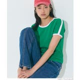 ［Green］ | スムースコンパクトリンガーTシャツ レディース | coca