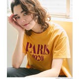 ［Mustard］ | テールカットロゴTシャツ | coca