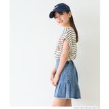親子お揃いレギュラーウェイトロールアップロゴTシャツ キッズ | coca | 詳細画像11