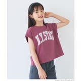［Wine］ | 【新色追加】親子お揃いレギュラーウェイトロールアップロゴTシャツ | coca